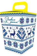 Авторський подарунковий набір "Ліхтарик із зимовим орнаментом" № 35-25/22 АЛЬФА-БОГУСЛАВ